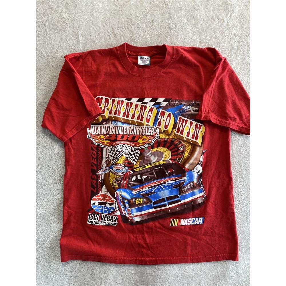 Las Vegas Motor Speedway UAW Daimler Chrysler 400 NASCAR 2005 Large Shirt USA